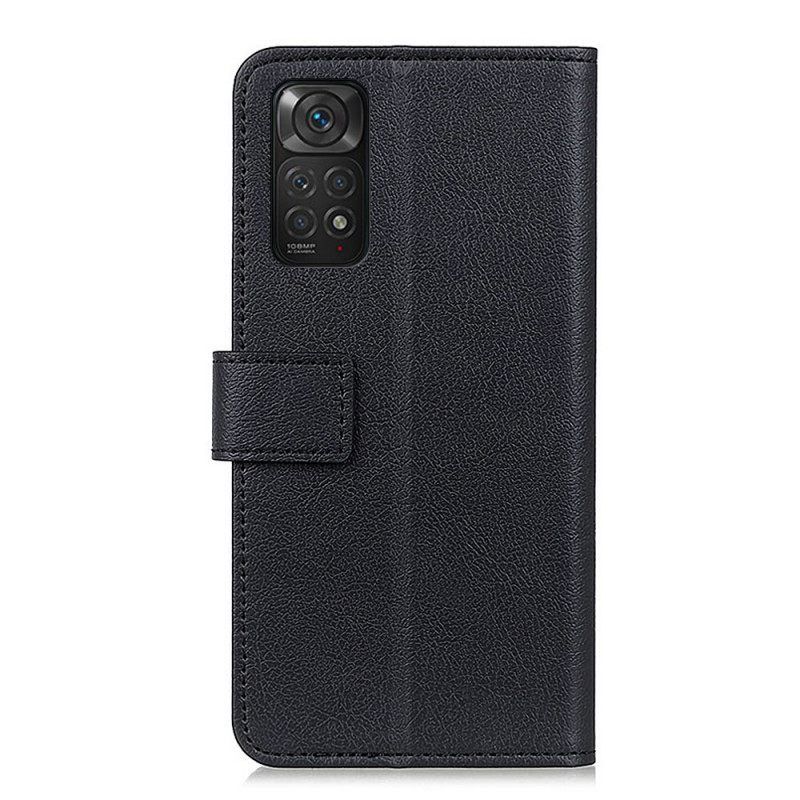 Κάλυμμα Xiaomi Redmi Note 11 / 11S Premium Faux Leather Lychee